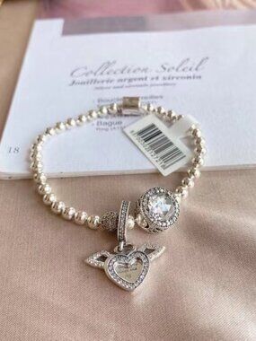 Pandora Beaded Bracelet, Angel Wings Set